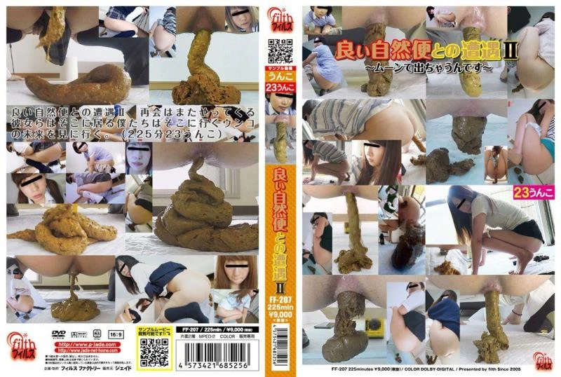 Girl defecates thick and long shit in public toilet. DLFF-207 [FullHD|2022]