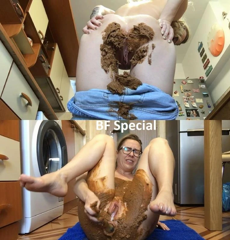 EllaGilbert Shit my panties on sofa then lick it. FSpec-664 [FullHD|2022]