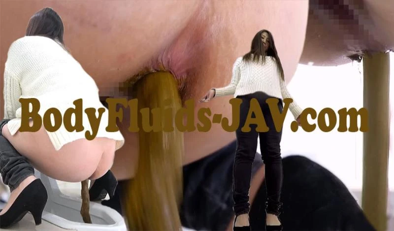 Black Skinny Pants, Pooping on Toilet 黒のスキニーパンツ、トイレに BFFF-400 [FullHD|2022]